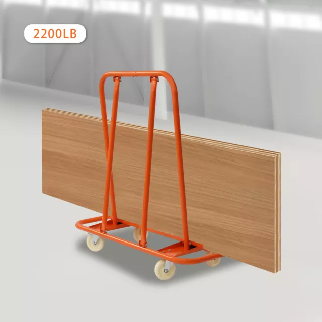 Carrello cartongesso carrello per movimentazione lamiera pannello 997,9 kg/2200 libbre