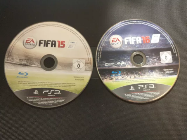 FIFA 15 - Playstation 3 PS3 + Fifa 16 DISK ONLY