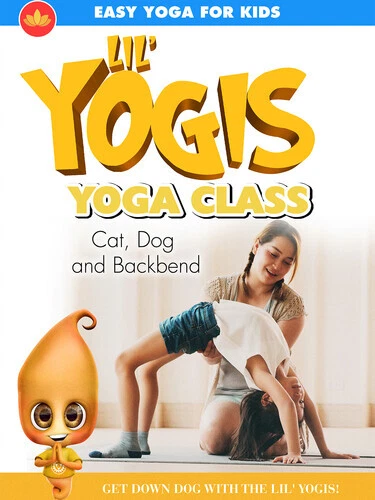 LIL' YOGIS YOGA CLAS - LIL' YOGIS YOGA CLASS  CAT DOG  BACKBEND - Ne - J7351A
