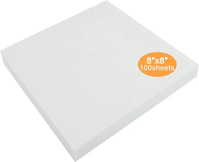 Supporto stabilizzatore ricamo macchina strappo brodo 8""x8"" (20 cm x 20 cm)