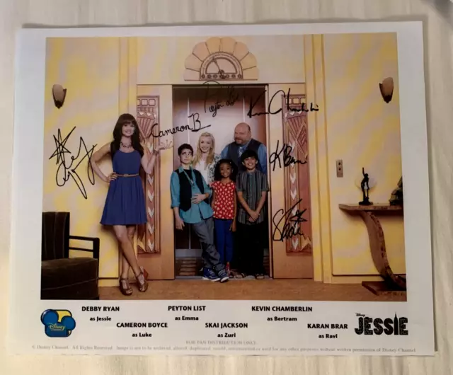 Disney Channel Jessie Cast Autograph Signed Cast Photo REPRINT Peyton List