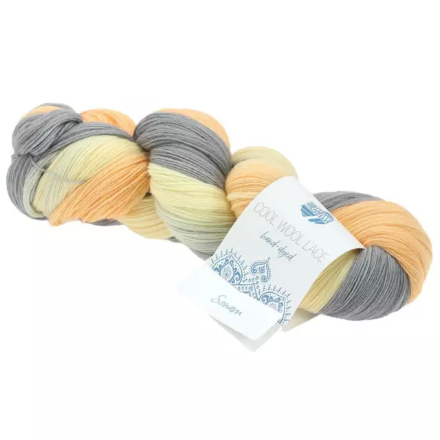 Wolle Kreativ! Lana Grossa - Cool Wool Lace Hand Dyed - Fb. 804 sonam 100 g