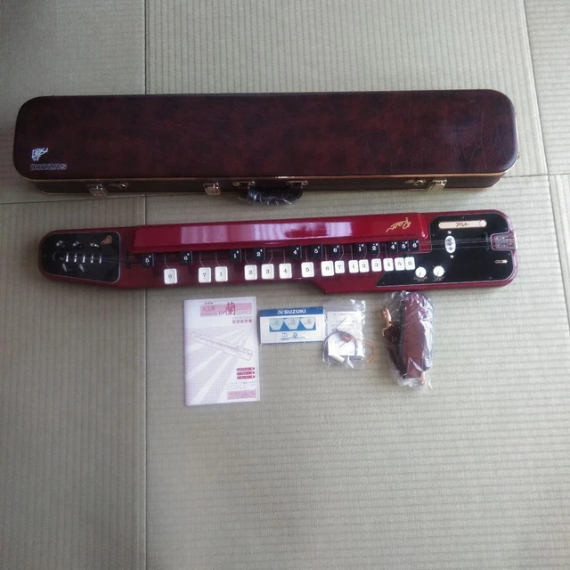 Suzuki Electric Taishogoto Taishokoto RAN Alto Japanese Harp Koto with Hard Case