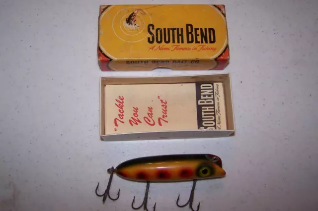 1949 SOUTH BEND Fishing Lures Ad - Fish-Obite, Nip-i-diddee, bass-oreno  $19.99 - PicClick