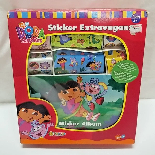 DORA THE EXPLORER Sticker Extravaganza Sticker Album Vintage 2002 $29. ...