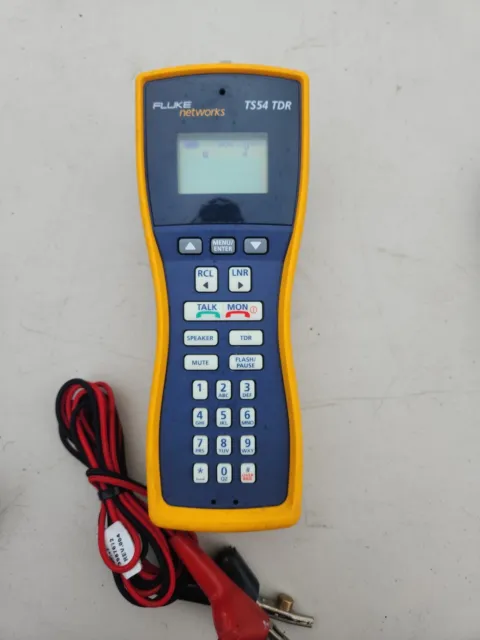 Fluke Network TS54 TDR LCD Phone Time Domain Reflectometer Telephone Test Set