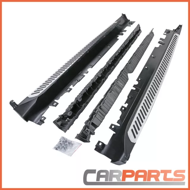 Estribos Barra de Embarque Kit Aluminio Faldón para BMW X6 F16 F86 SUV