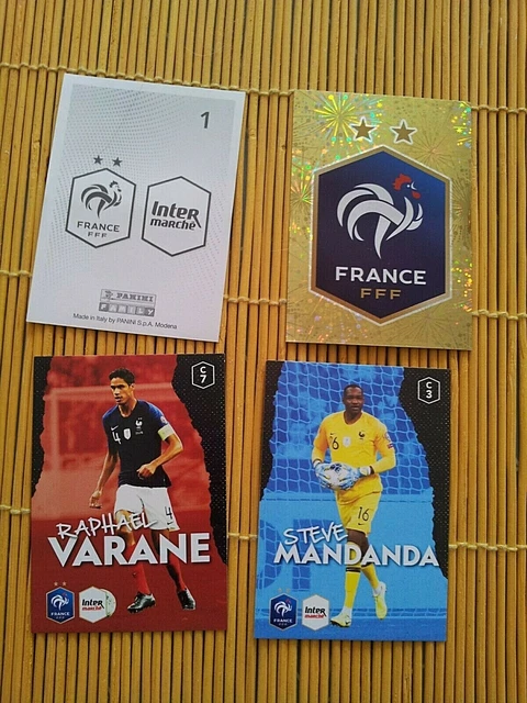 Lot De Cartes Foot Panini – Intermarché – Collection – État Neuf