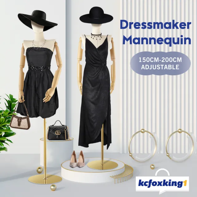 200CM Female Mannequin Dressmaker Dummy Model Torso Manikin Clothes Display