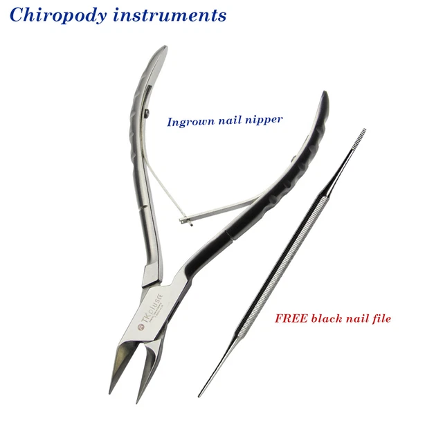 Podiatry Nail Surgery Pack Ingrown Toenail Nipper Nail File Chiropody Instrument