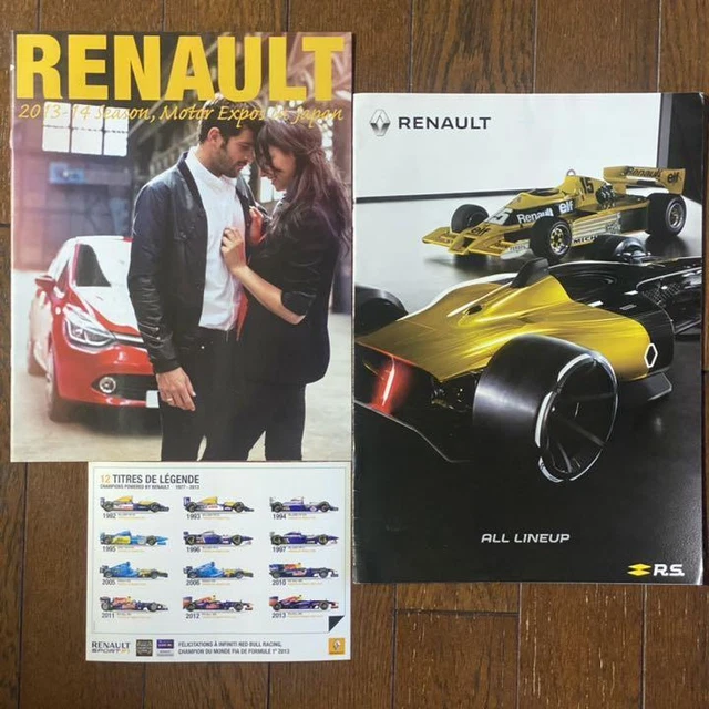 Renault Sport Catalog F1 Sticker Japan x