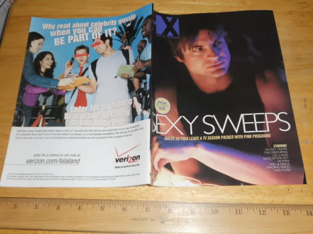 HX Magazine SEXY Sweeps TV Gale Harold On Cover Queer As Folk Osbourne Oz 2003