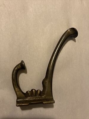 Antique Iron Hook Wall Halltree Coat Hat Rustic Cabin Lodge ￼￼Heavy Quality￼ Old