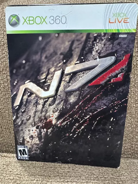 Mass Effect 2 Collectors Edition (Xbox 360) Steelbook Comic Art Book Complete N7