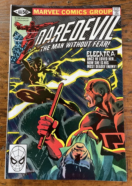 Daredevil #168 White Pages Origin 1st App of Elektra KEY ISSUE 1980 Comic CGC It