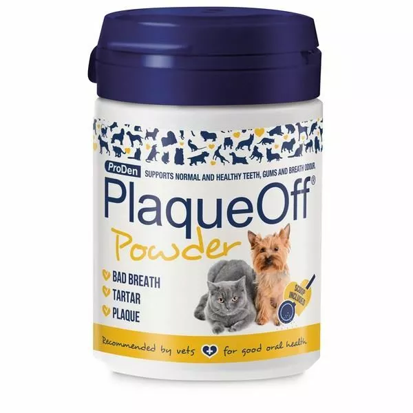 Plaque Off Poudre pour Chiens Chats Mauvais Souffle Dents Tartre Extraction 60g