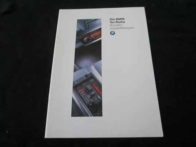 1996 1997 BMW 7 Series German Option Equip Brochure 740i 740iL 750iL E38 Catalog