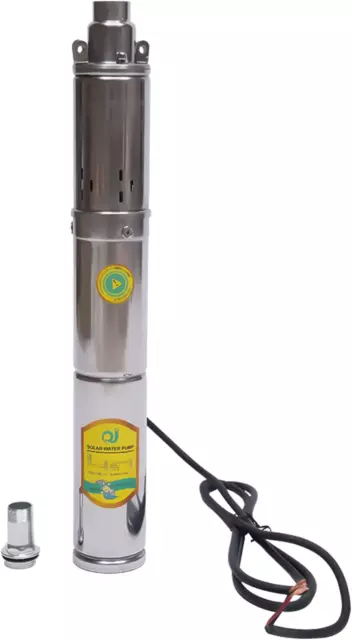 Submersible Deep Well Pump Solar Water Pump DC 24V 370W Stainless Steel Screw Pu