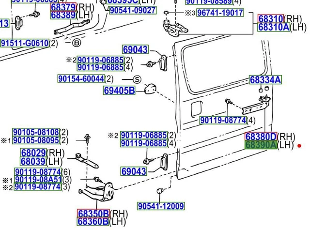 Guarnizione In Gomma EPDM Con Rinforzo Metallo Per Porta Scorrevole Laterale - Compatibile Con Renault Master MK2 (1997-2010)