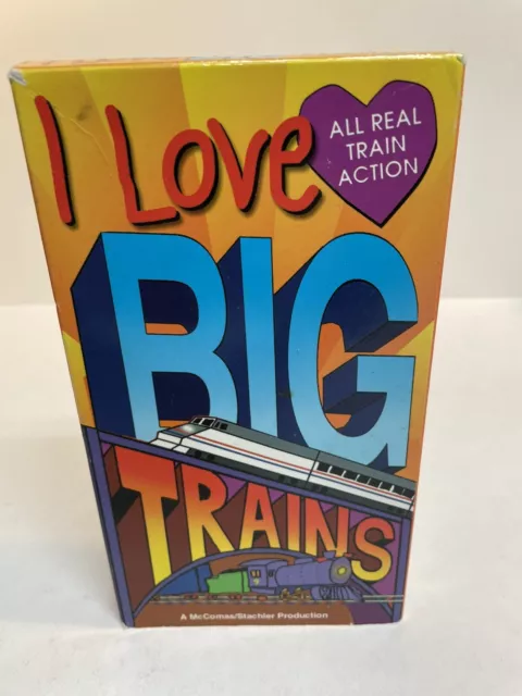 I Love Big Trains Vhs 2002 424 Picclick