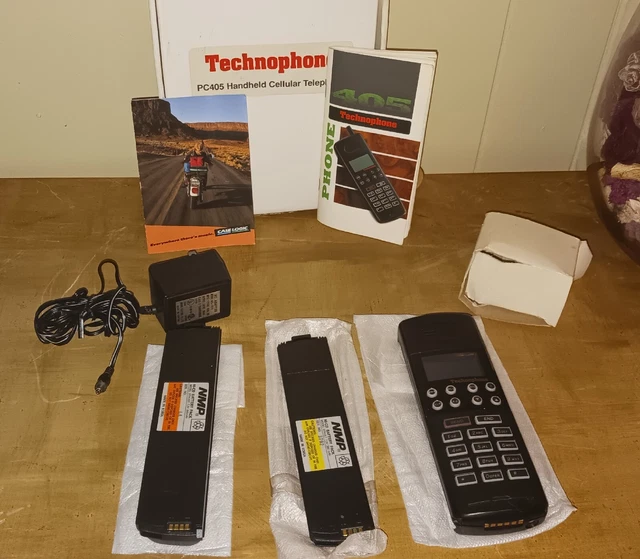 Vintage Technophone 405 CELLULAR ONE Cellular Phone AS-IS Missing Antena