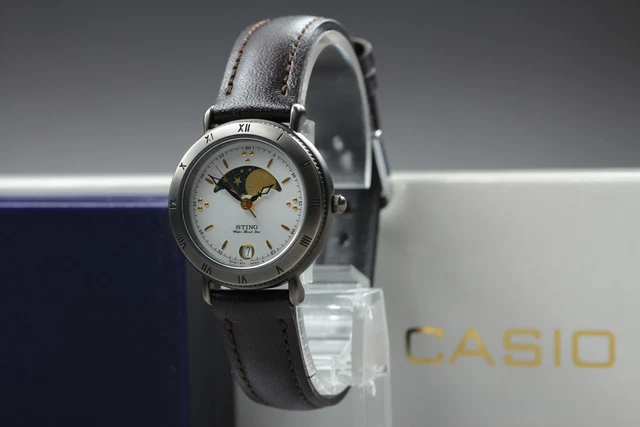 CASIO STING STN-173 ムーンフェイズ ラウンド ローマン CASIO STING STN-173 ムーンフェイズ ラウンド ローマン Yahoo