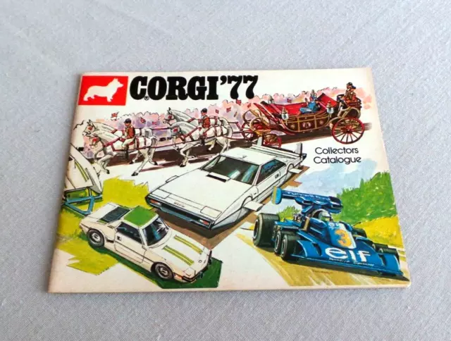 Corgi Toys 1977 Katalog Neuwertig Ex Shop Lager 007 Batman Jps Lotus Kojak Tarzan