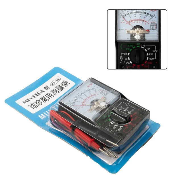 AC/Dc 1000V250mA tester multimetro analogico accessori misuratore di resistenza ricambio