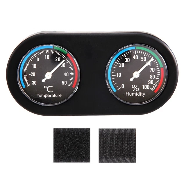 1X(Reptile Tank Hygrometer Temperature Humidity Monitor For Vivarium3524