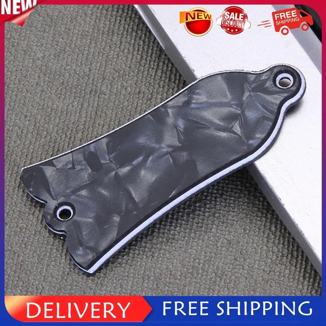 2 Löcher Aluminiumlegierung Guitar Truss Rod Cover Glockenform passend für e-Git