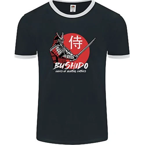 Bushido Samurai Warrior Sword Ronin MMA Mens Ringer T-Shirt FotL