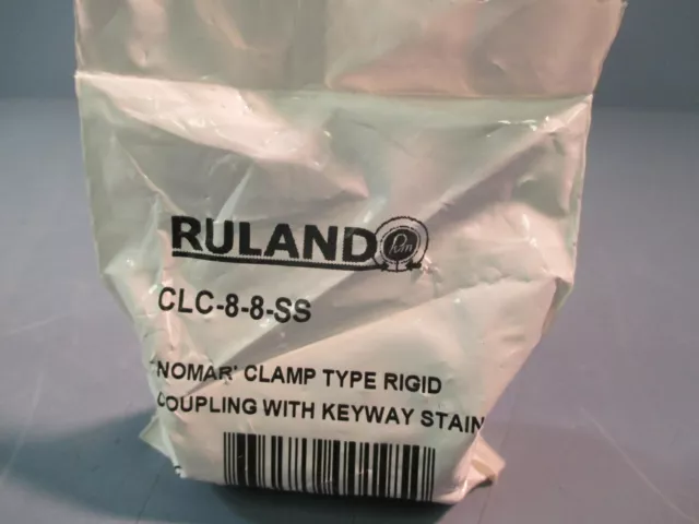 Ruland Rigid Coupling 1/2 x 1/2 303 Stainless Steel CLC-8-8-SS