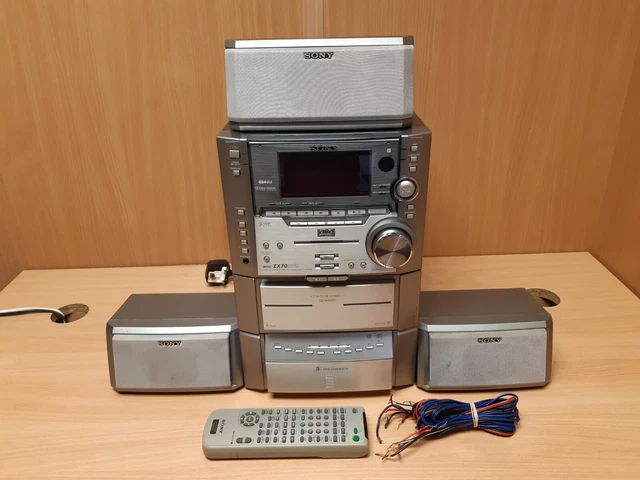 SONY MHC-ZX70DVD 5 Disc DVD Changer/ Mini HIFI System