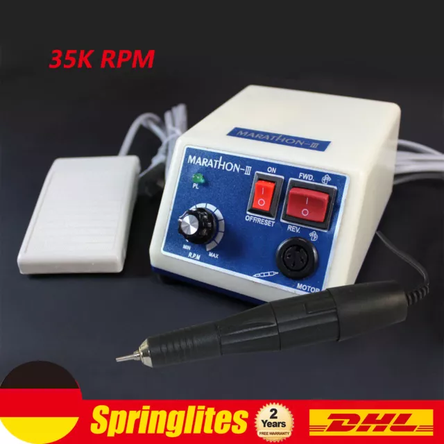 Dental Labor Mikromotor Micromotor 35K RPM + Handstück Zahntechnik N3 Marathon