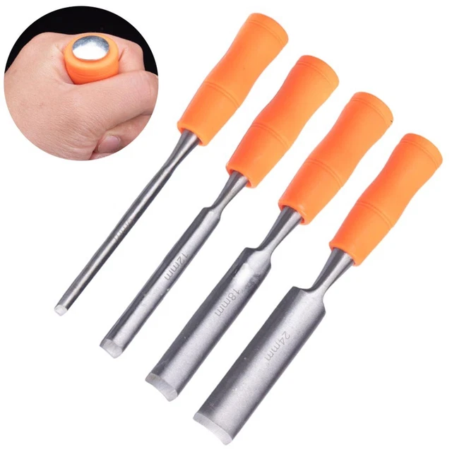 Laminé Bois Produits Burin Travail Du Bois Semi-Circulaire Argent + Oprange
