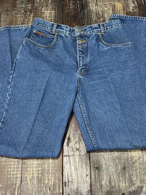 Lawman Denim Cotton Jeans Western Bareback Cowgirl Jeans Womens Size 15 Slim Fit