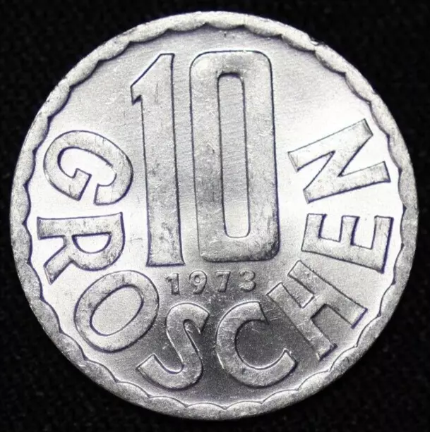 AUSTRIA ~ 1973 ~ 10 Groschen ~ ( 1 COIN ONLY ) World Coin ☘️ W-#180 ☘️