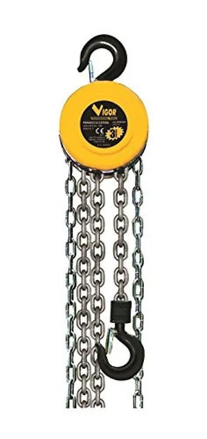 Vigor Vpc/1T Paranchi a Catena, Alzata 2,5 m, 1000 kg - NUOVO