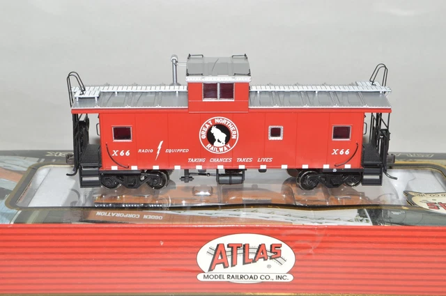 HO SCALE ATLAS Great Northern Ry standard cupola caboose car train X66