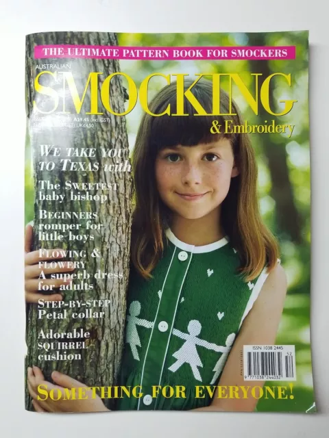 Australian Smocking & Embroidery Issue 52 2000 Ultimate Pattern Book Smockers