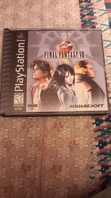 Jeu PlayStation 1 Final Fantasy VIII Complet Avec Notice - Boîte D'origine, En Bon état
