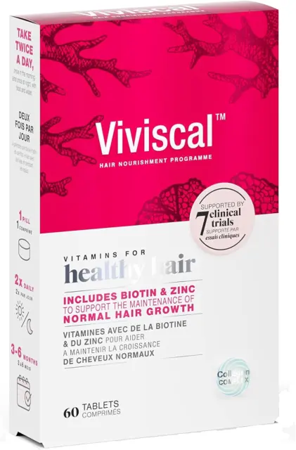 Viviscal - Compléments Alimentaires Pour Cheveux, Favorise La Pousse & La Santé