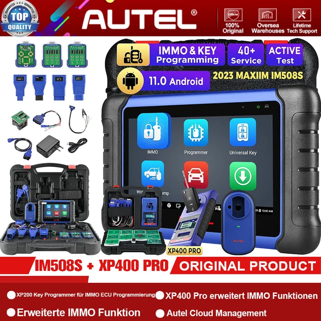 Autel MaxiIM IM508S PRO OBD2 IMMO Coding Key Schlüssel Programmier +XP400 PRO