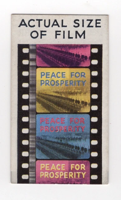 Power & Wonder cigarette card 1935 #142 Cinema film