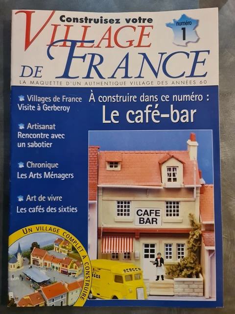 Village De France Ho Maquette La Creperie Train N° 30 Et 31 Neuf a