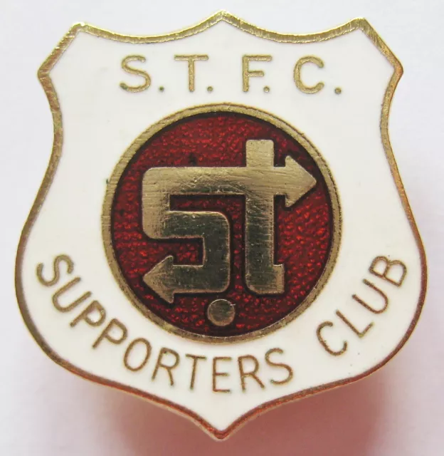 SWINDON TOWN - Excellent Vintage SUPPORTERS CLUB Enamel Football Pin Badge