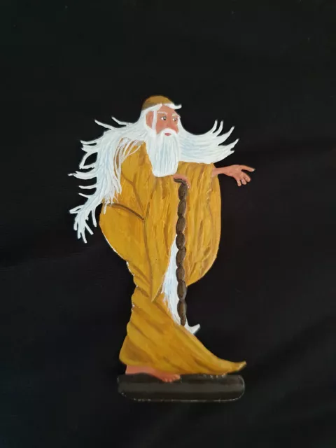 Bemalte Standfigur " Zauberer Gandalf " / Zinnfigur