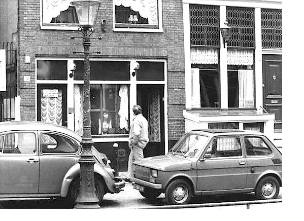 Amsterdam Historic Foto RED LIGHT DISTRICT 1984 13 x 19 cm