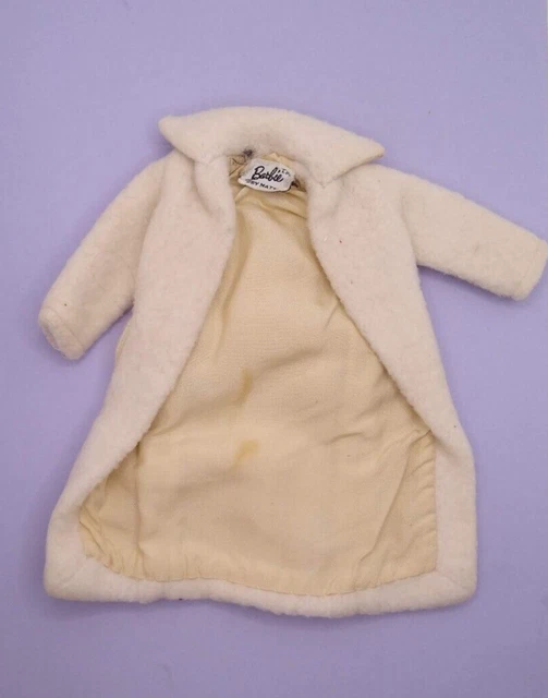 1959 Vintage Barbie Beige Coat Jacket Peachy Fleecy #915 TM Tag 1959 Vintage Barbie Beige Coat Jacket Peachy Fleecy #915 TM Tag