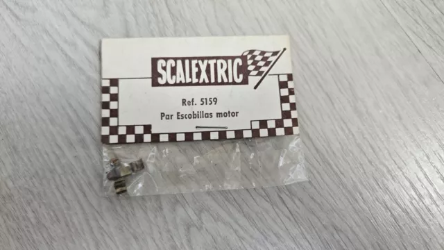 Par De Escobillas Motor Ref 5159 Scalextric Exin Original